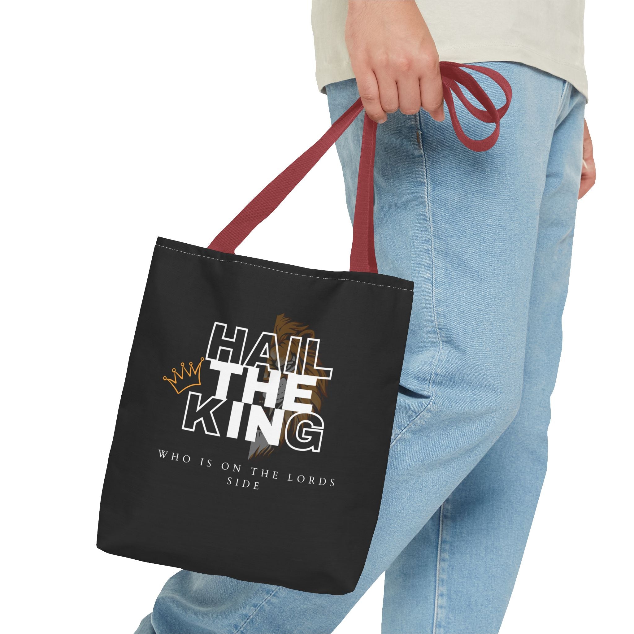 Who Is On The Lord's Side Tote Bag (AOP)
