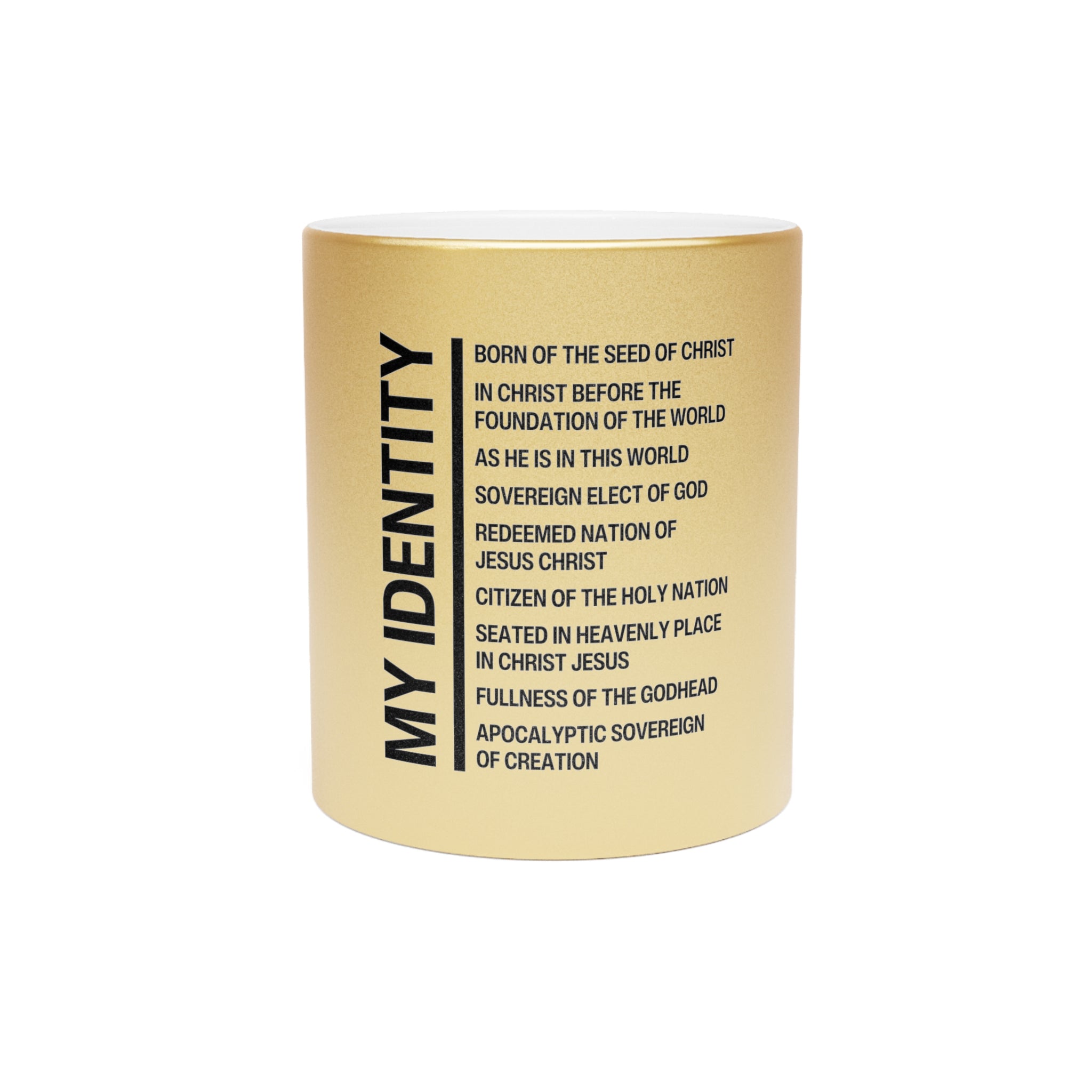 Identity Metallic Mug (Silver\Gold)