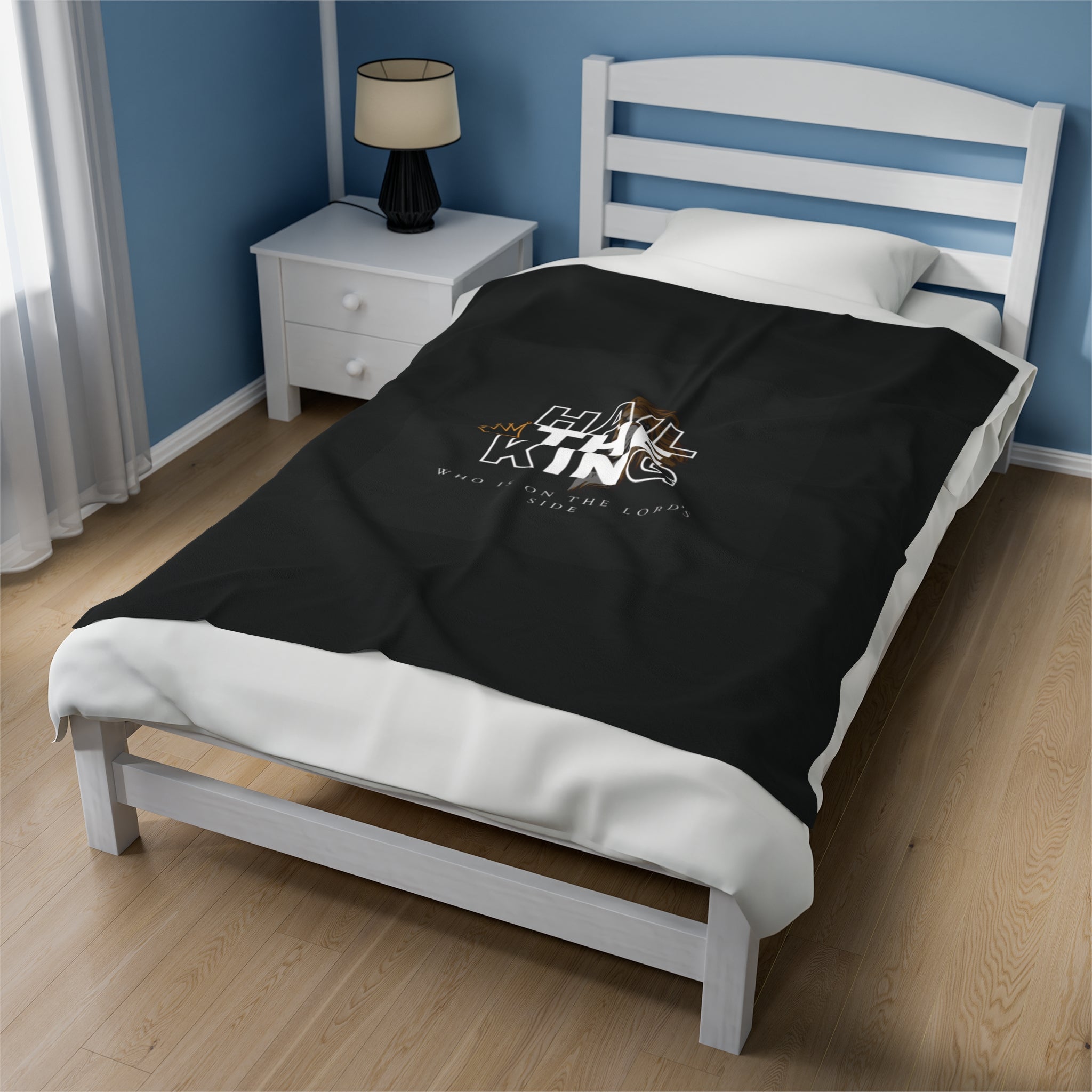Hail the King Velveteen Plush Blanket
