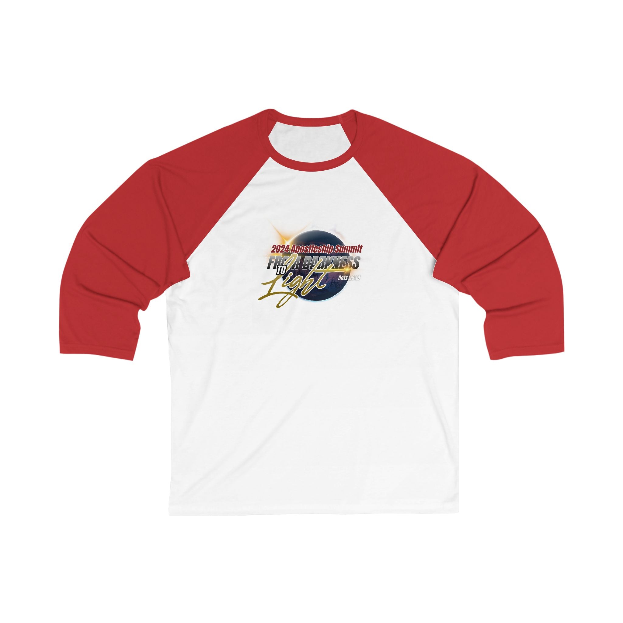 Unisex 3\4 Sleeve Baseball Tee