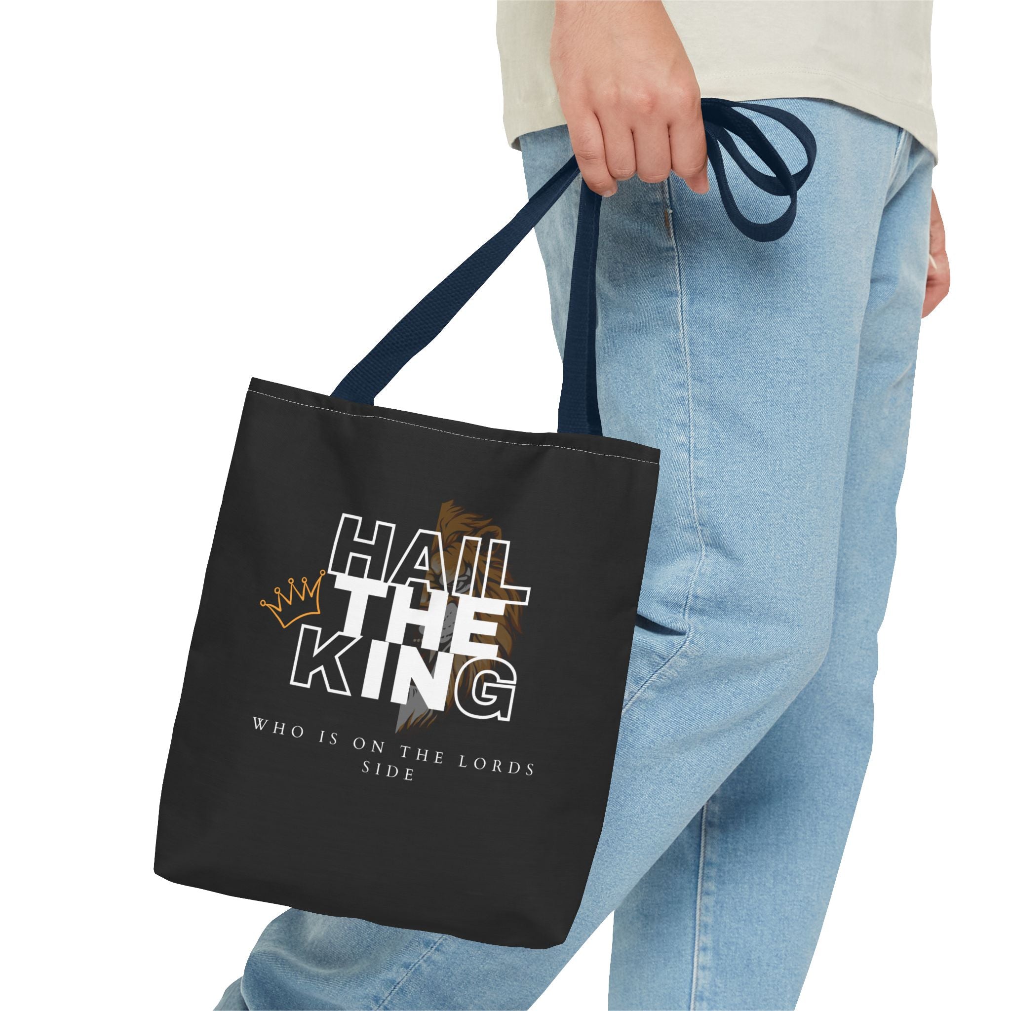 Who Is On The Lord's Side Tote Bag (AOP)