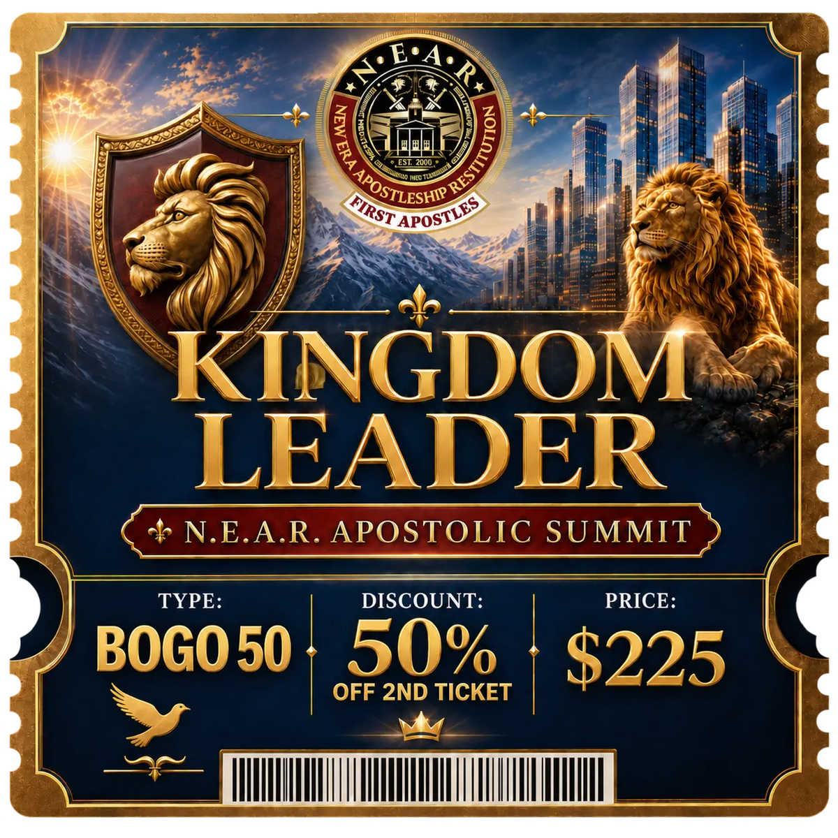 Kingdom Leader Ticket - BOGO 50