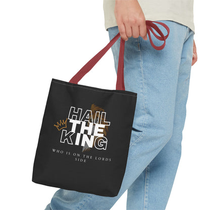 Who Is On The Lord's Side Tote Bag (AOP)