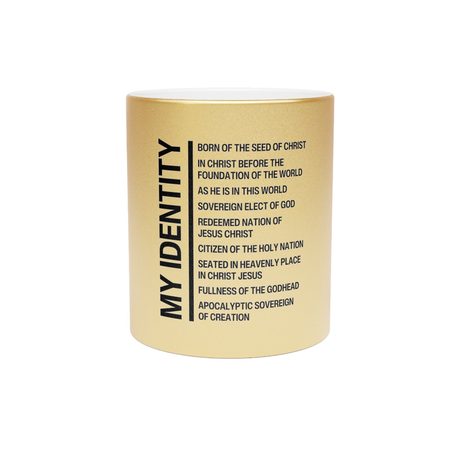 Identity Metallic Mug (Silver\Gold)