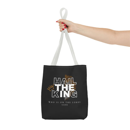 Who Is On The Lord's Side Tote Bag (AOP)