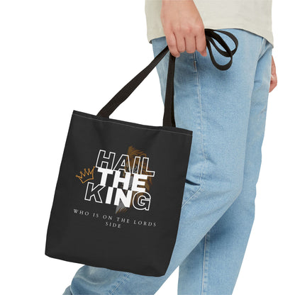 Who Is On The Lord's Side Tote Bag (AOP)
