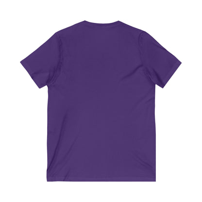 From Dakrness to Light Women's Jersey Short Sleeve V-Neck Tee