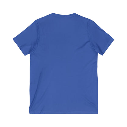 From Dakrness to Light Women's Jersey Short Sleeve V-Neck Tee