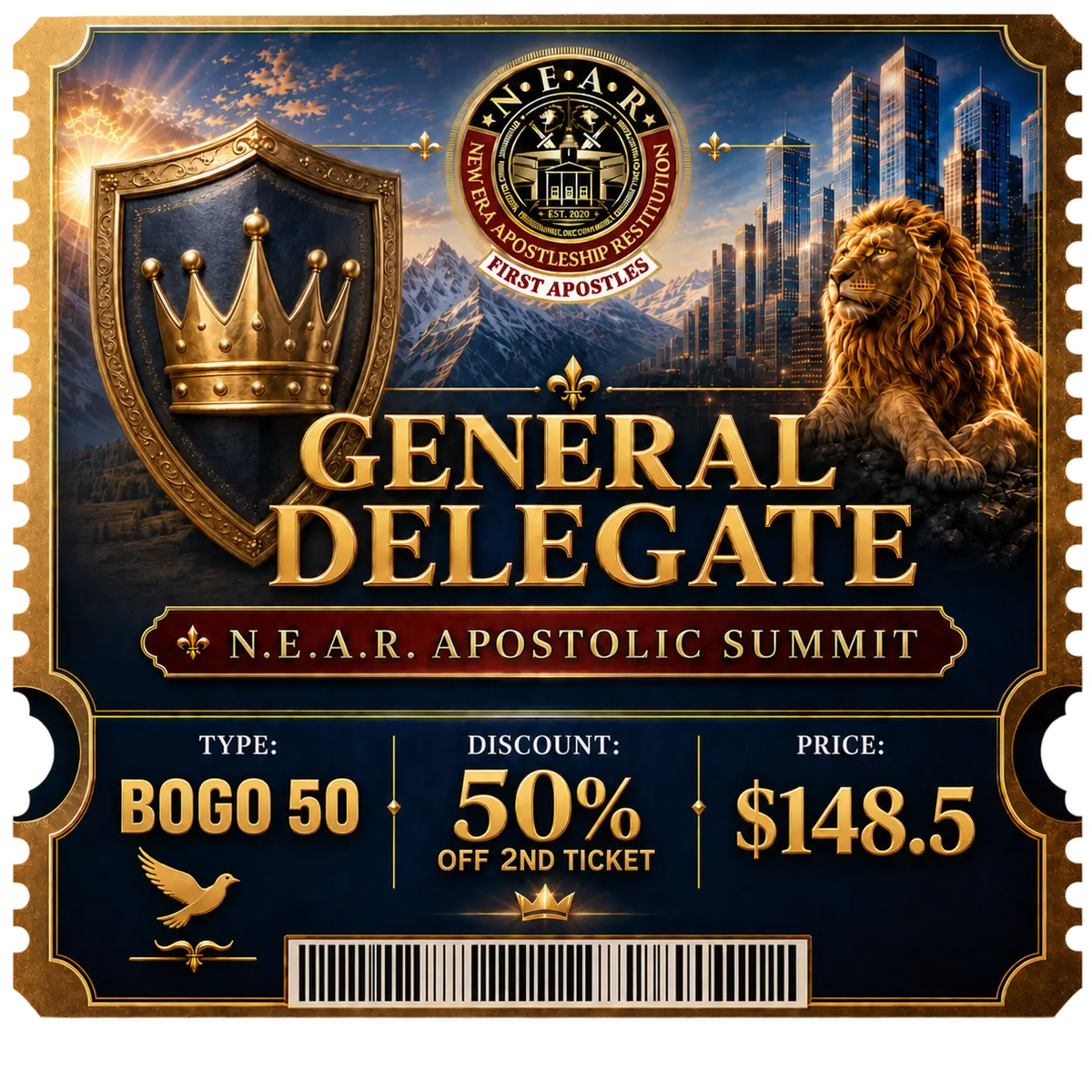 General Delegate Ticket - BOGO 50
